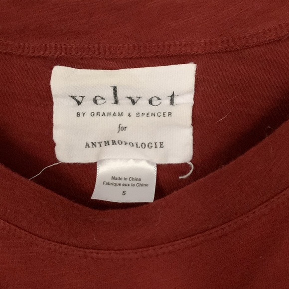 Rust Color Boho Anthropologie Top - Picture 3 of 4